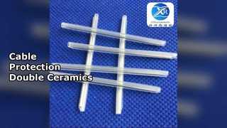 광섬유 케이블 보호 슬리브 내구성이 뛰어난 이중 세라믹 막대