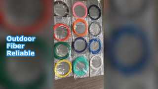 투명한 옥외 섬유 느슨한 관 1000m